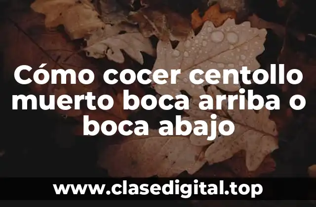 Beneficios de cocer centollo muerto