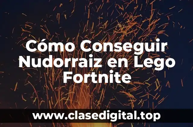 Cómo Conseguir Nudorraiz en Lego Fortnite