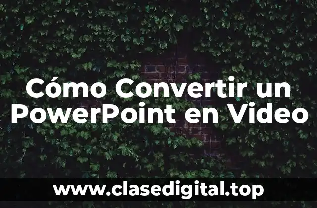 Ventajas de Convertir un PowerPoint en Video