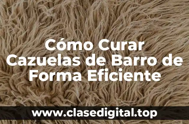 Cómo Curar Cazuelas de Barro de Forma Eficiente