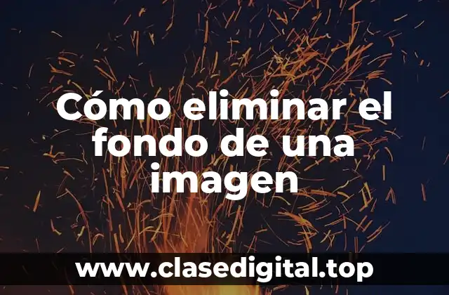 ¿Por qué eliminar el fondo de una imagen es importante?