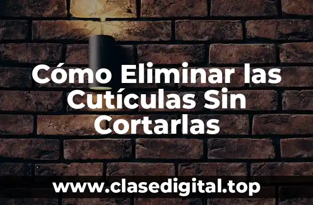 ¿Por qué las Cutículas son Importantes?