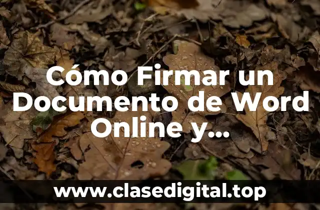 ¿Qué es una Firma Electrónica y por qué es Importante?