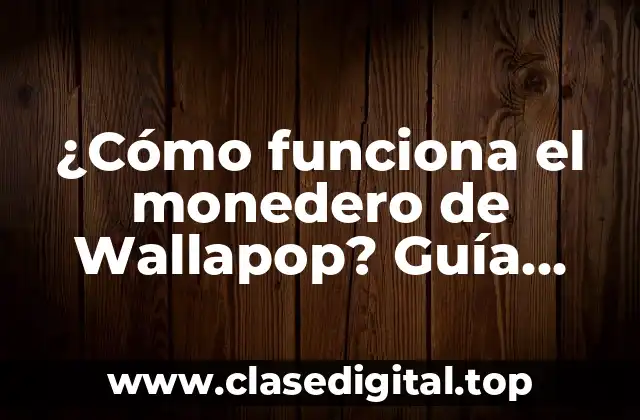 ¿Cómo funciona el monedero de Wallapop? Guía detallada y completa
