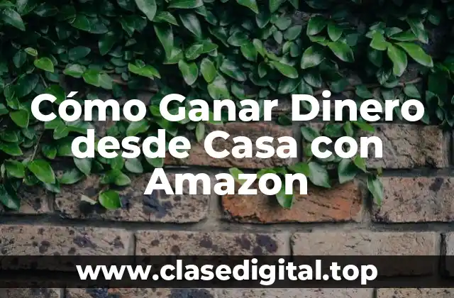 Cómo Ganar Dinero desde Casa con Amazon