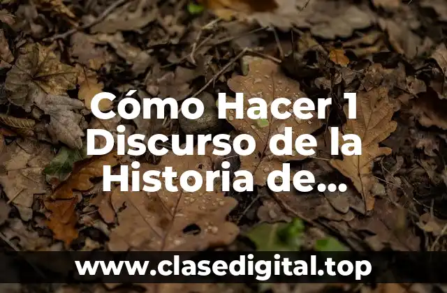 Cómo Hacer 1 Discurso de la Historia de Marruecos