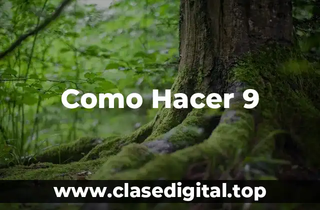 ¿Qué es Hacer 9?