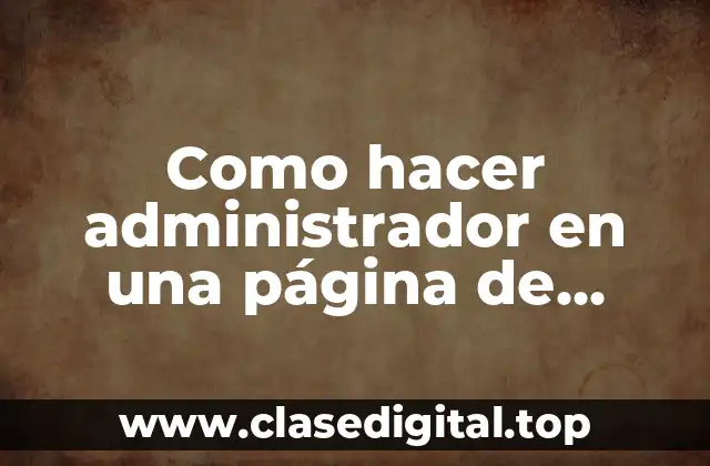 Como hacer administrador en una página de Instagram