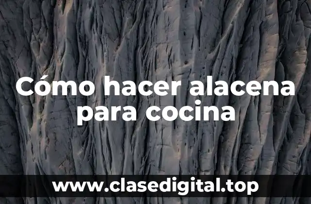 Cómo hacer alacena para cocina