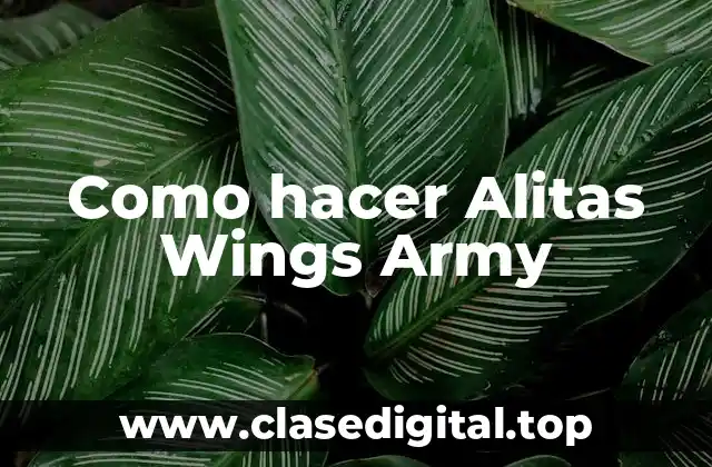 Como hacer Alitas Wings Army