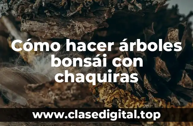 Cómo hacer árboles bonsái con chaquiras