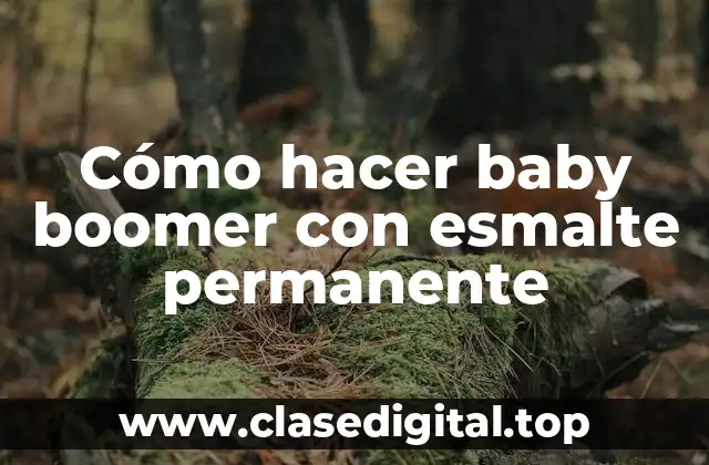 ¿Qué es un baby boomer con esmalte permanente?