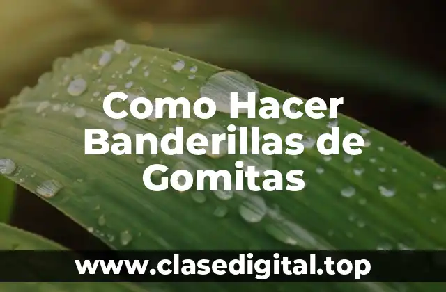 ¿Qué son las Banderillas de Gomitas?