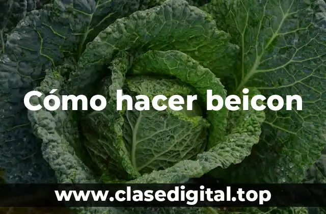 ¿Qué es beicon y para qué sirve?