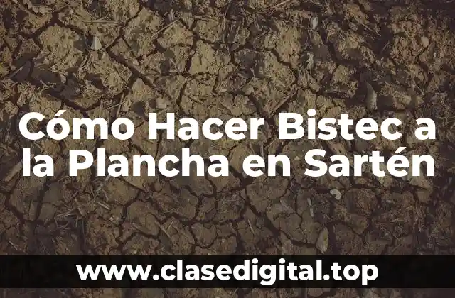 Cómo Hacer Bistec a la Plancha en Sartén
