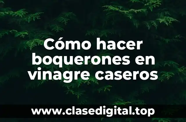 Cómo hacer boquerones en vinagre caseros