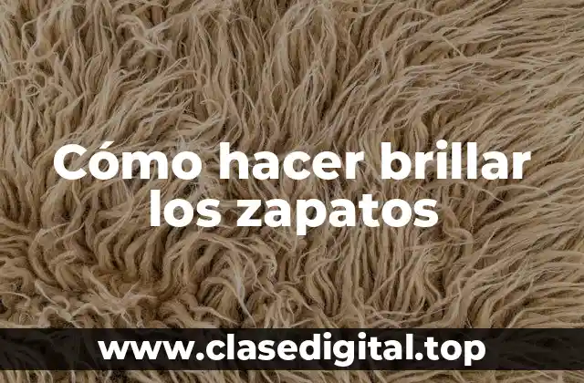 Cómo hacer brillar los zapatos