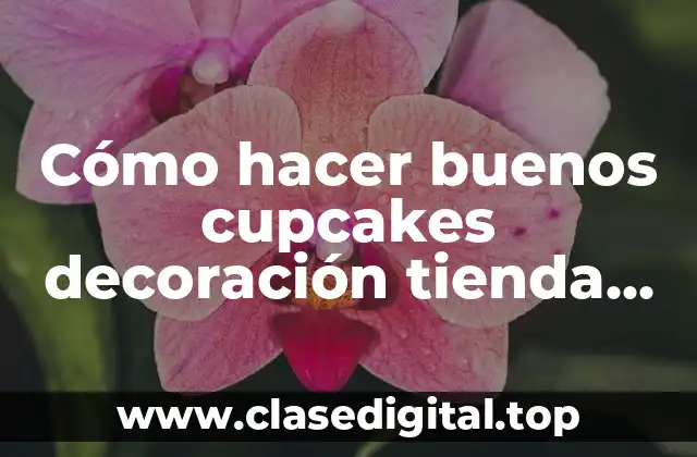 Cómo hacer buenos cupcakes decoración tienda de cupcakes de papa