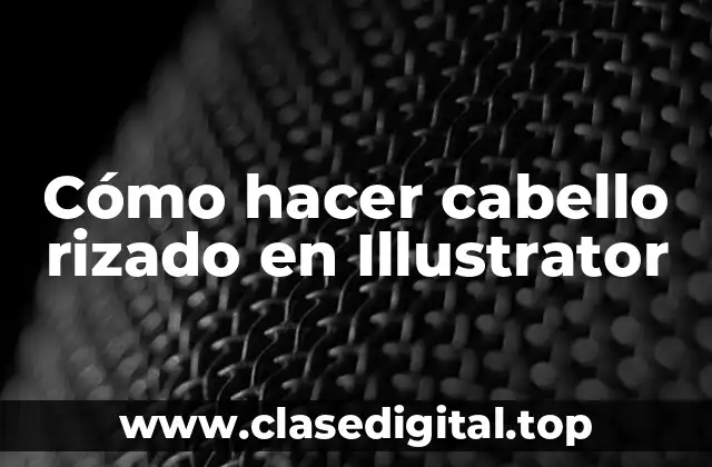Cómo hacer cabello rizado en Illustrator