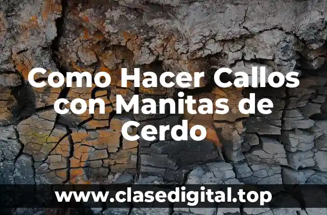 ¿Qué son los Callos con Manitas de Cerdo?