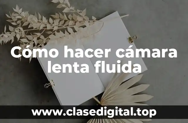 Cámara lenta fluida