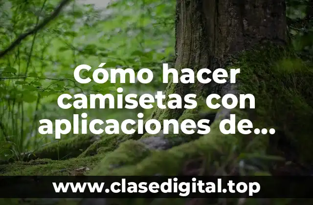 Cómo hacer camisetas con aplicaciones de flores y pumas