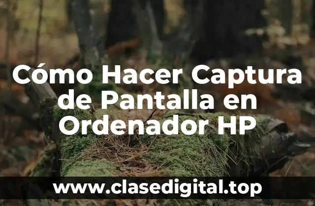 Ventajas de la Captura de Pantalla en Ordenadores HP
