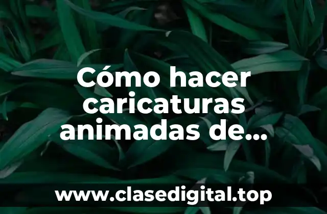 Cómo hacer caricaturas animadas de animales online gratis