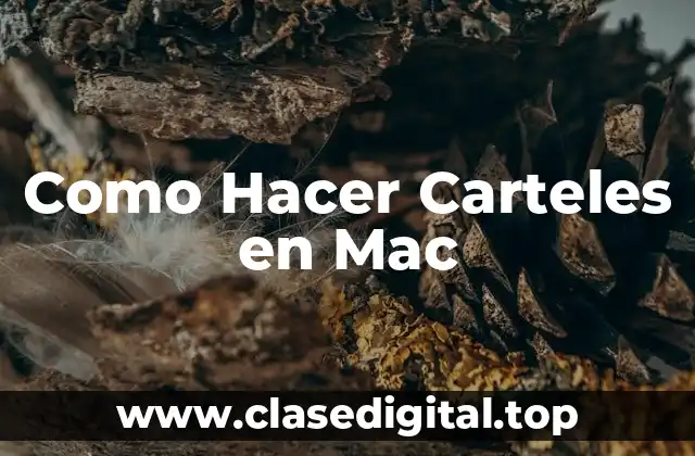 Como Hacer Carteles en Mac