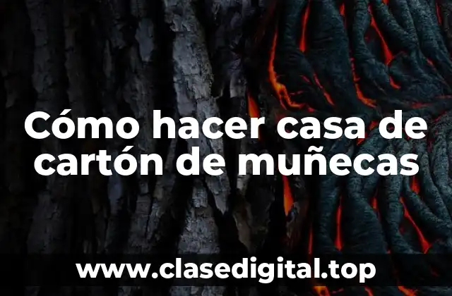 Cómo hacer casa de cartón de muñecas