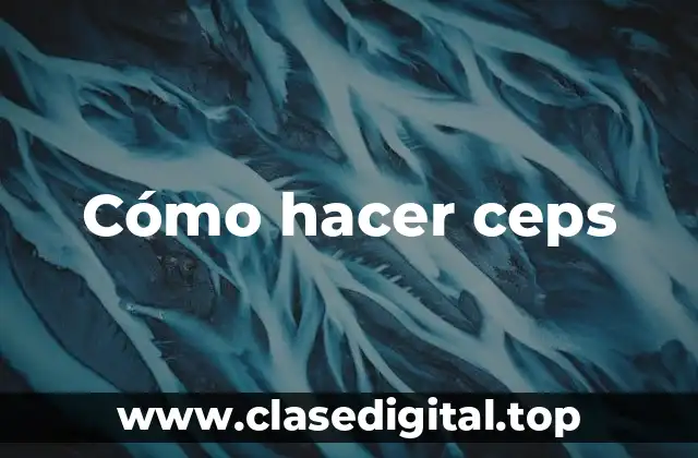 Cómo hacer ceps