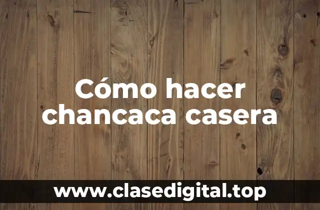 Cómo hacer chancaca casera