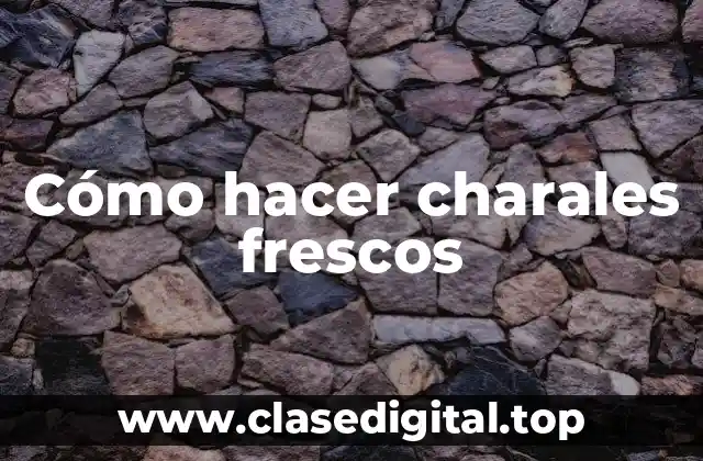 Cómo hacer charales frescos