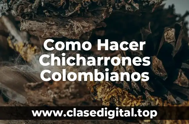 ¿Qué son los Chicharrones Colombianos?