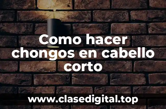 ¿Qué son los chongos y para qué sirven?