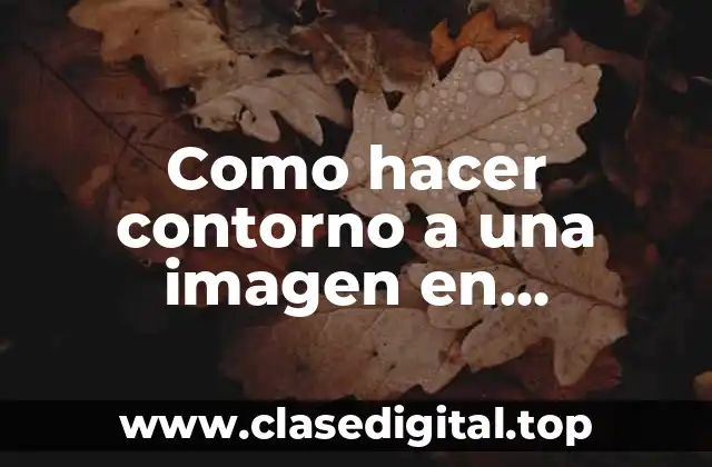 Que es un contorno en PowerPoint y para qué sirve