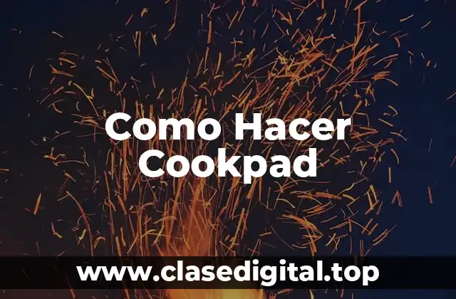 Como Hacer Cookpad