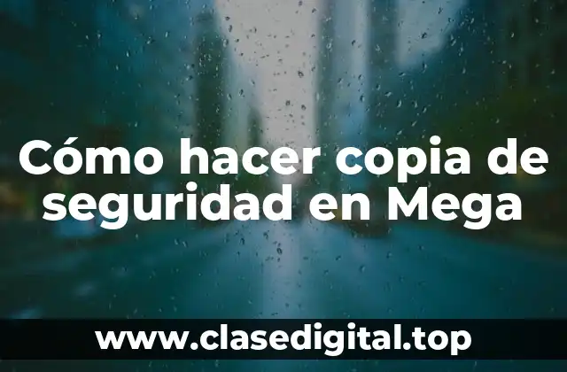 Cómo hacer copia de seguridad en Mega