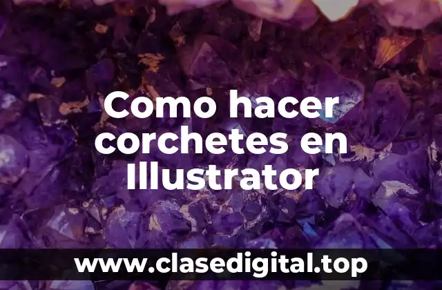 ¿Qué son los corchetes en Illustrator?