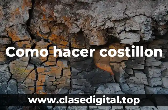 Como hacer costillon