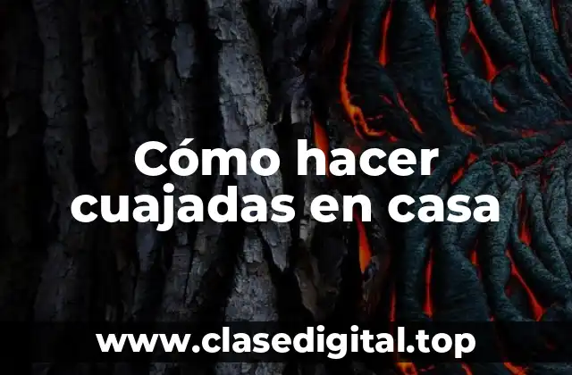 Cómo hacer cuajadas en casa