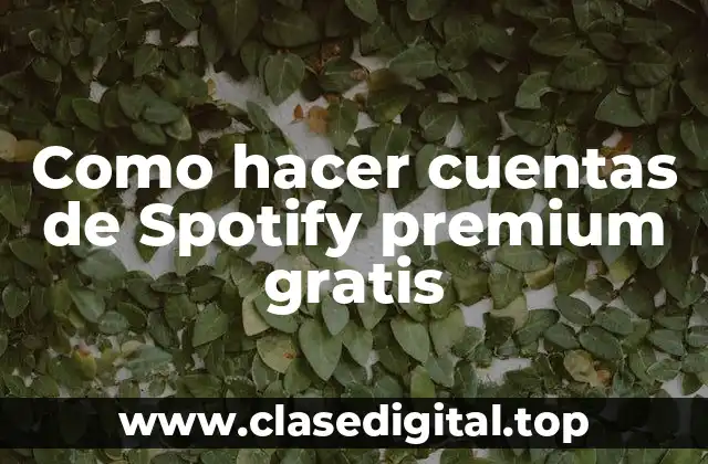 ¿Qué es Spotify premium y cómo funciona?