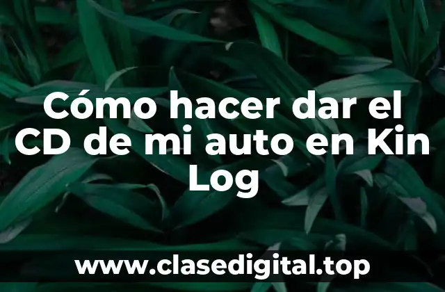 ¿Qué es Kin Log y cómo funciona?