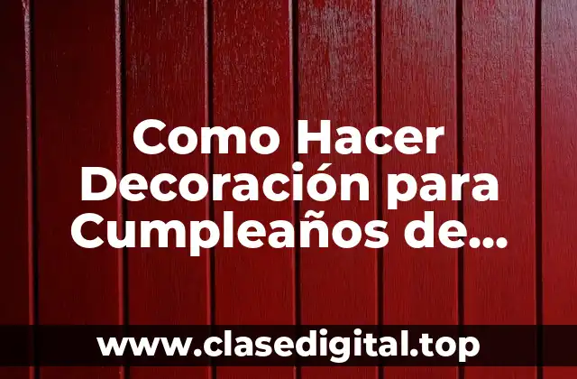 Como Hacer Decoración para Cumpleaños de Hello Kitty