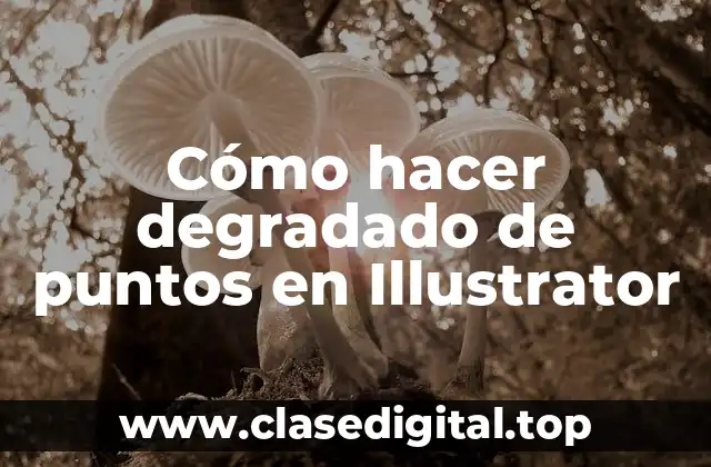 Cómo hacer degradado de puntos en Illustrator