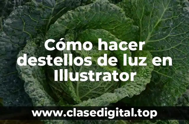 Cómo hacer destellos de luz en Illustrator
