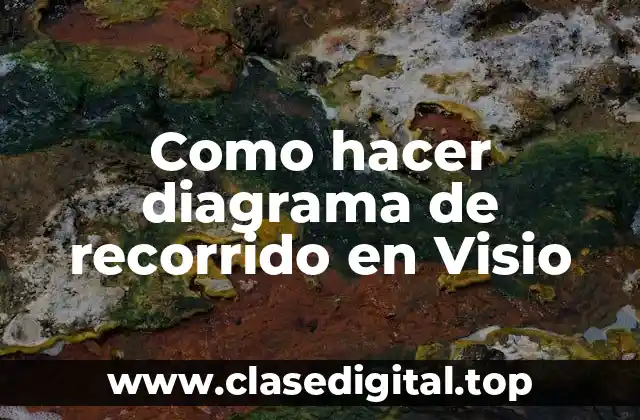 Como hacer diagrama de recorrido en Visio