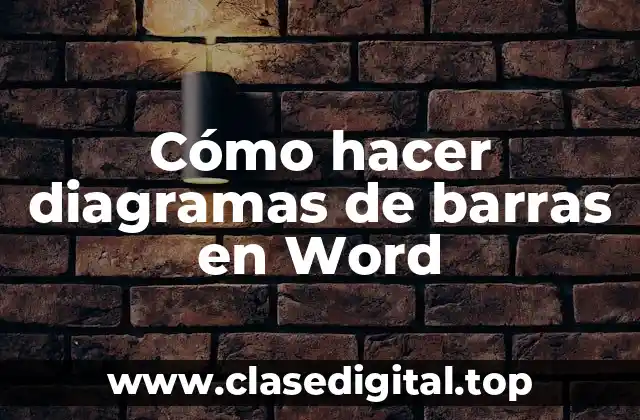 Cómo hacer diagramas de barras en Word