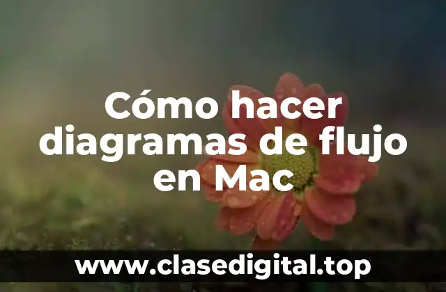 Cómo hacer diagramas de flujo en Mac