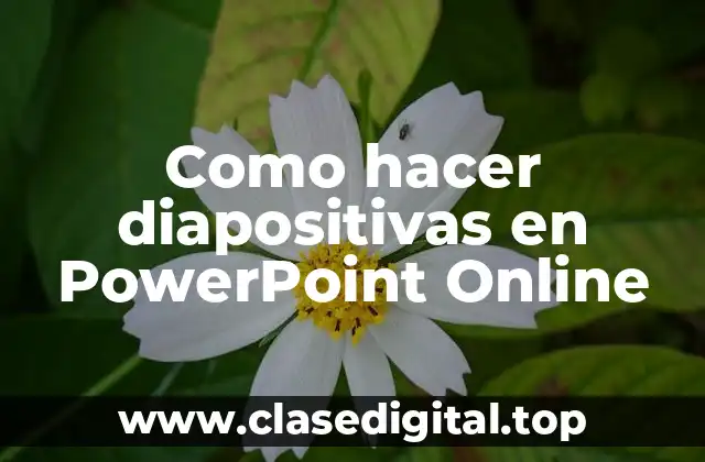 ¿Qué es PowerPoint Online y para qué sirve?